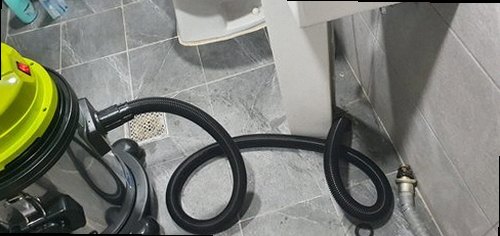 성북구 하수구막힘 배수 트랩과 공동 배관의 연결 구조 개념도